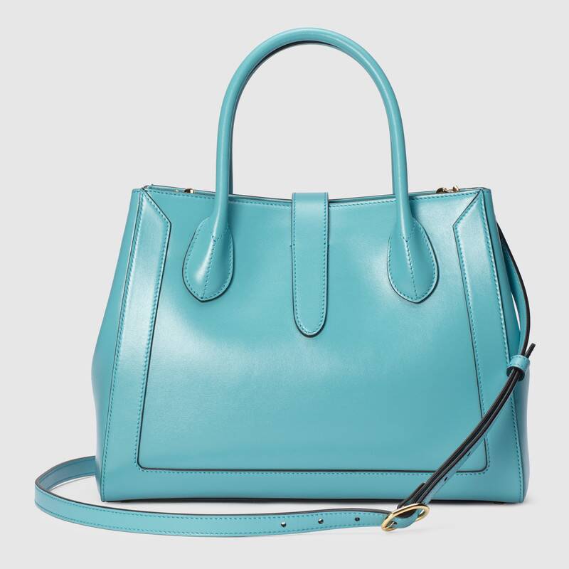 Gucci Jackie 1961 Medium Tote Bag Shoulder Bag 649016 Light Blue